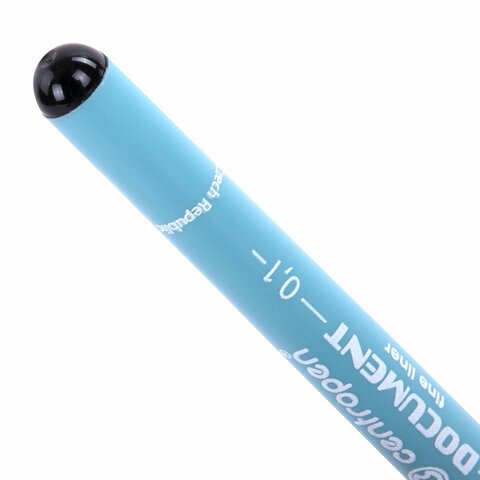 Набор капиллярных ручек Centropen «Document 2631» черные, 4шт., 0.1/0.3/0.5/0.7мм, европодвес