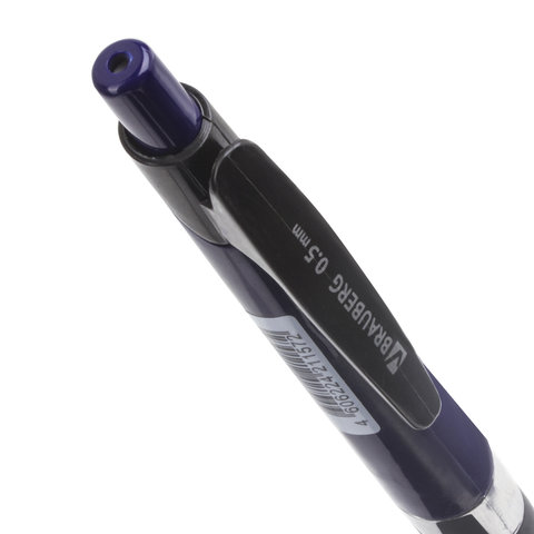 Карандаш механический BRAUBERG «Dash», корпус темно-синий, хромированные детали, грип, 0.5 мм, 181427