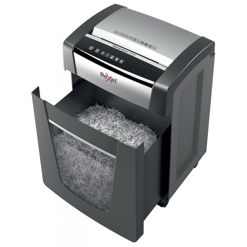 Уничтожитель документов Rexel Momentum X420 4-й уровень секретности объем корзины 30 л