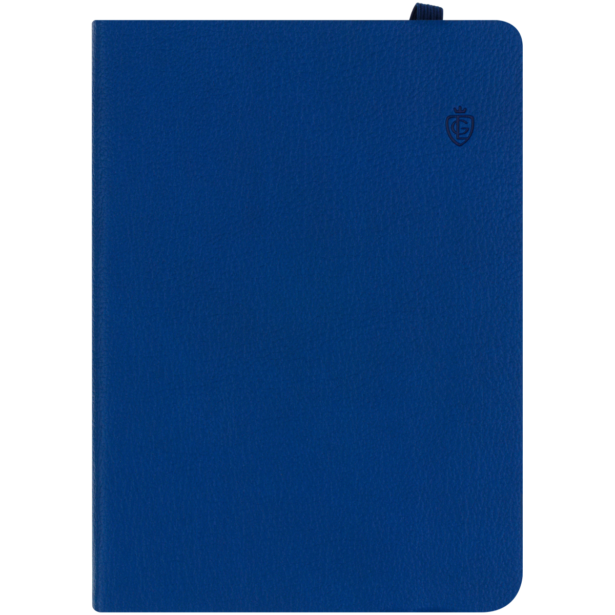 Записная книжка А6 80л. ЛАЙТ, кожзам, Greenwich Line «Classic. Blue», с резинкой, фактурное тиснение, блок в клетку