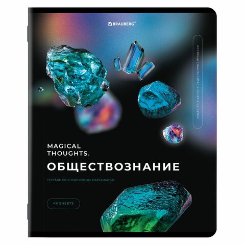 Тетради предметные, КОМПЛЕКТ 12 ПРЕДМЕТОВ, «MAGICAL», 48 л., глянцевый УФ-лак, BRAUBERG