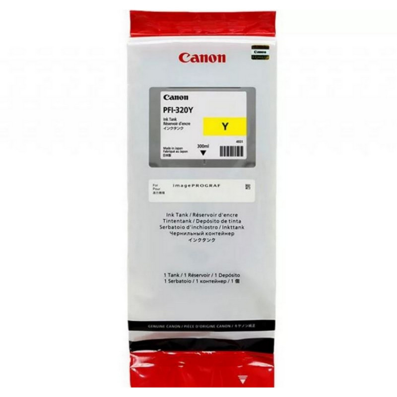 превью Картридж струйный Canon PFI-320Y 2893C001 желтый оригинальный
