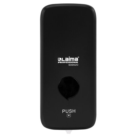 Дозатор для жидкого мыла-пены LAIMA PROFESSIONAL PREMIUM BLACK, НАЛИВНОЙ, 1 л, черный, ABS-пластик
