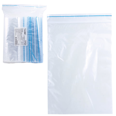 превью Пакет с замком (Zip Lock) 12 х 17 см, 32 мкм, 100 шт/уп