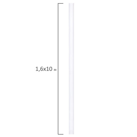 Холст в рулоне BRAUBERG ART "CLASSIC", 1,6x10 м, грунтованный, 380 г/м2, 100% хлопок, среднее зерно, 191032