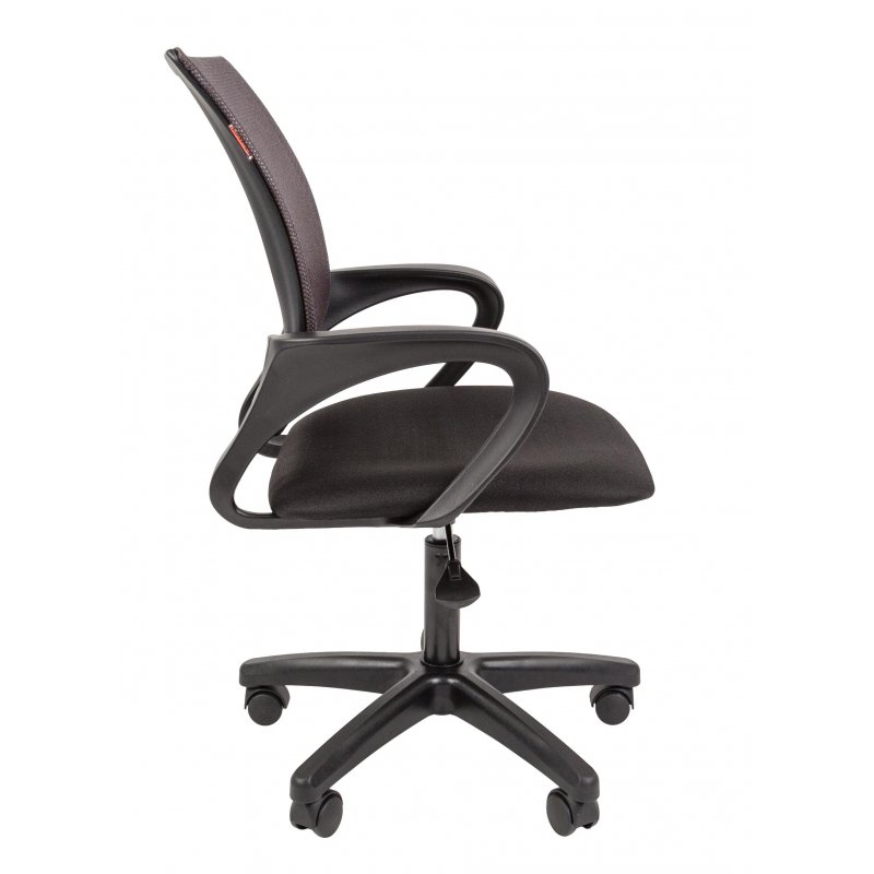 Кресло офисное Easy Chair 304 LT черное/серое (сетка/ткань/пластик)