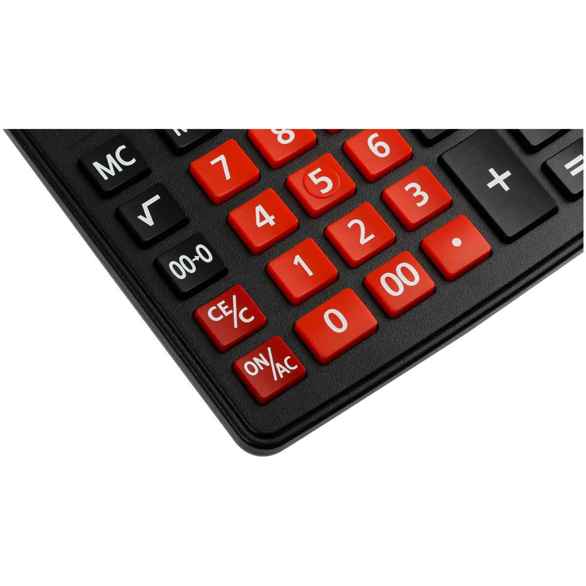 Калькулятор настольный Eleven Business Line CDB1201-BK/RD, 12 разрядов, двойное питание, 155×205×35мм, черный/красный