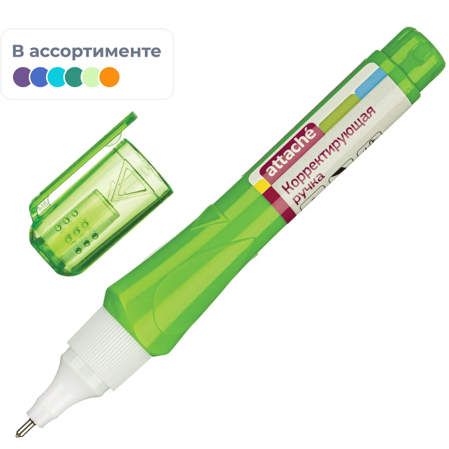 превью Корректирующий карандаш Attache 8 мл (быстросохнущая основа)