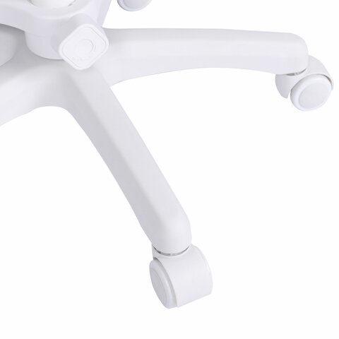 Кресло детское с подставкой для ног BRABIX «Sky MG-206», велюр, розовое