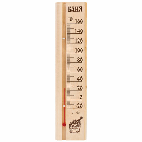 превью Термометр для бани и сауны, диапазон измерения: от 0 до +160°C, ПТЗ