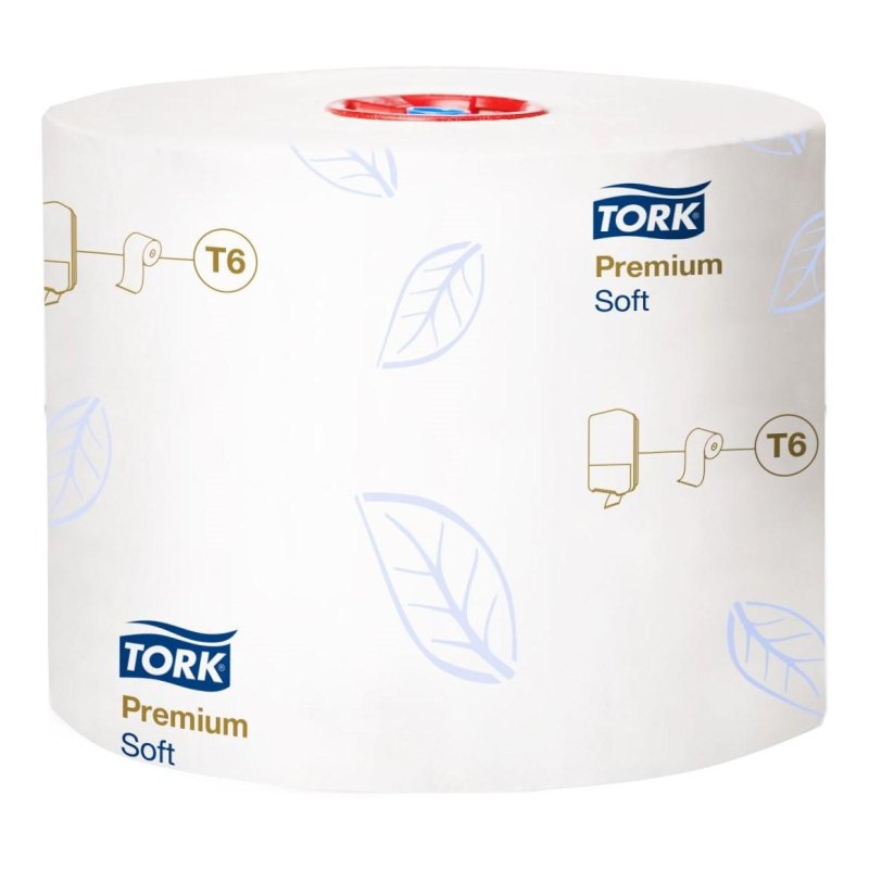 Бумага туалетная в рулонах Tork Premium Т6 2-слойная 27 рулонов по 90 метров (артикул производителя 127520)