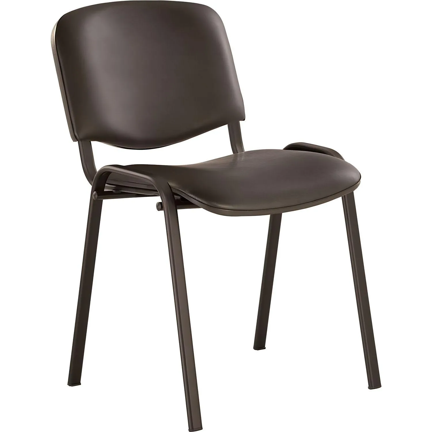превью Стул офисный Easy Chair Изо/Iso чёрный (искусственная кожа, металл) (1332052)