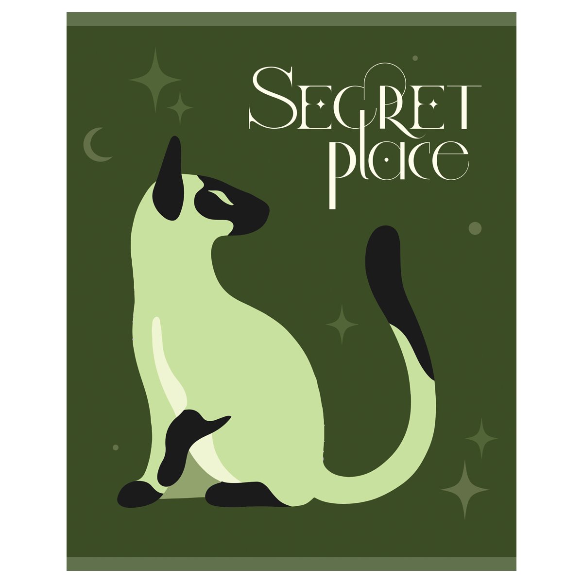 Тетрадь 48л., А5, клетка BG «Secret Place», матовая ламинация, тиснение фольгой