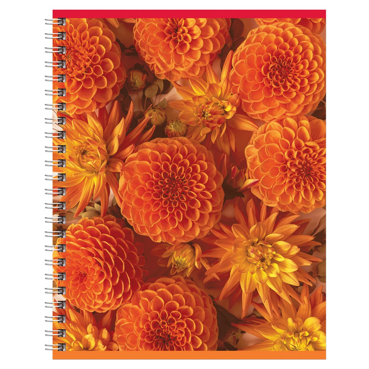 Тетрадь 80л., А5, клетка на гребне BG «Perfect flower», двойная обложка