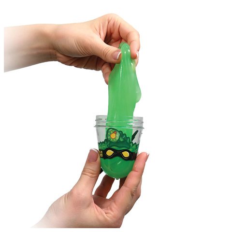 Слайм (лизун) «Slime Ninja», светится в темноте, зеленый, 130 г, ВОЛШЕБНЫЙ МИР