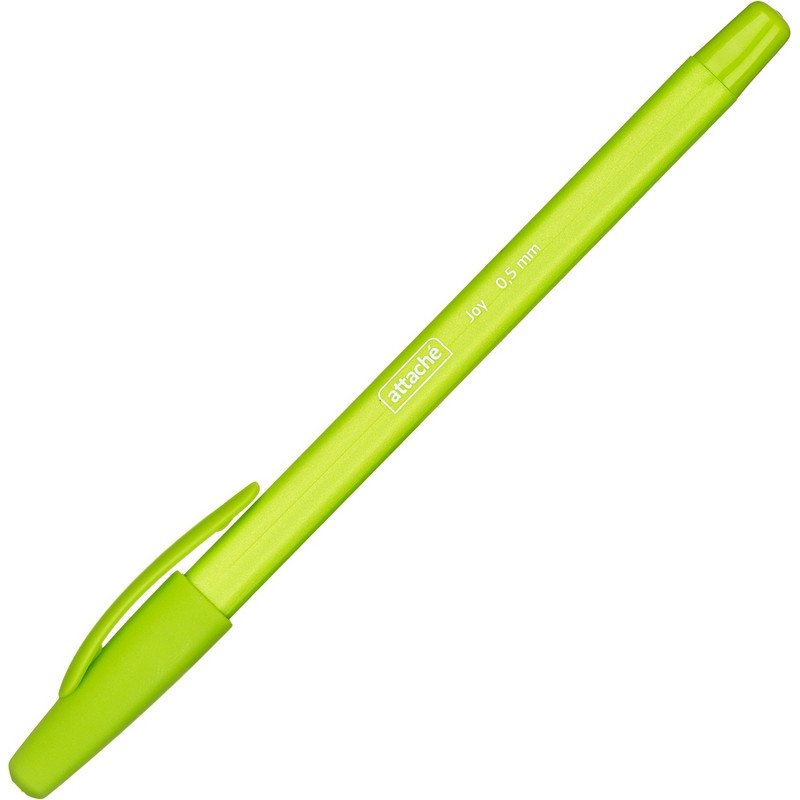 Ручка шариковая Attache Joy синяя (толщина линии 0.5 мм)