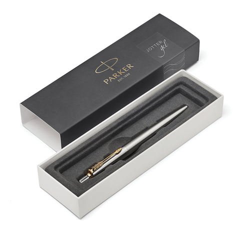 Ручка гелевая Parker Jotter GT цвет чернил черный цвет корпуса серебристый (артикул производителя 20