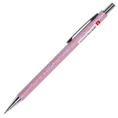 превью Карандаш механический 0.5 ммHBBRAUBERG «ROSE PINK»металлический корпус181979