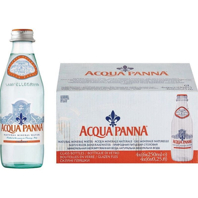 превью Вода минеральная Acqua Panna (0,25л, 24 шт/уп)