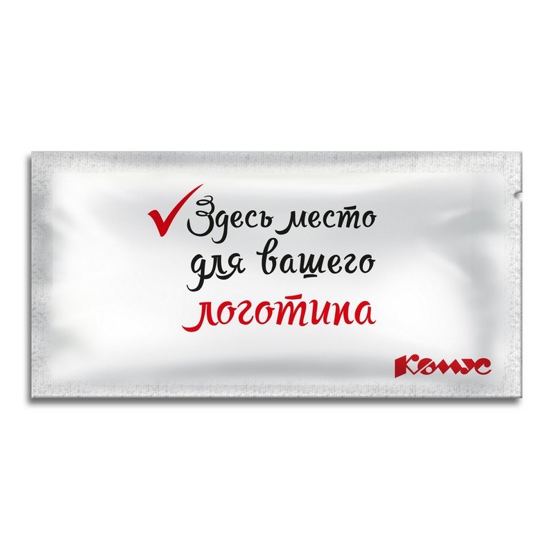 Влажные салфетки освежающие в саше 6×12 см 100 штук в упаковке