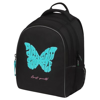 Рюкзак Berlingo inStyle «Butterfly» 41×27×20см, 3 отделения, 2 кармана, эргономичная спинка