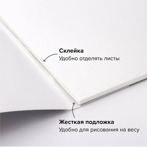 Альбом для акварелибумага ГОЗНАК СПб 200 г/м2210×297 мм20 л. склейкаBRAUBERG ART106141