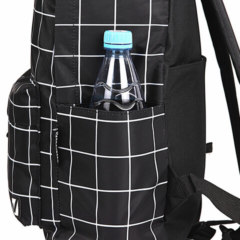 Рюкзак BRAUBERG POSITIVE универсальный, карман-антивор, «Checkered», 42×28х14 см