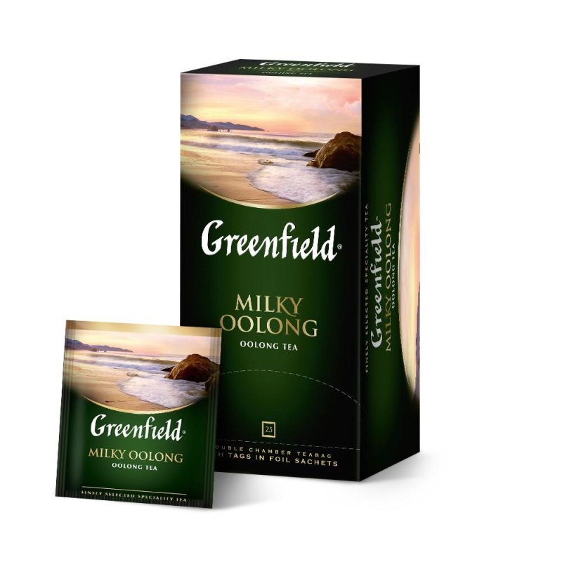 Чай Greenfield Milky oolong черный молочный улун 25 пакетиков арт. 53626 -  купить в Москве оптом и в розницу в интернет-магазине Deloks