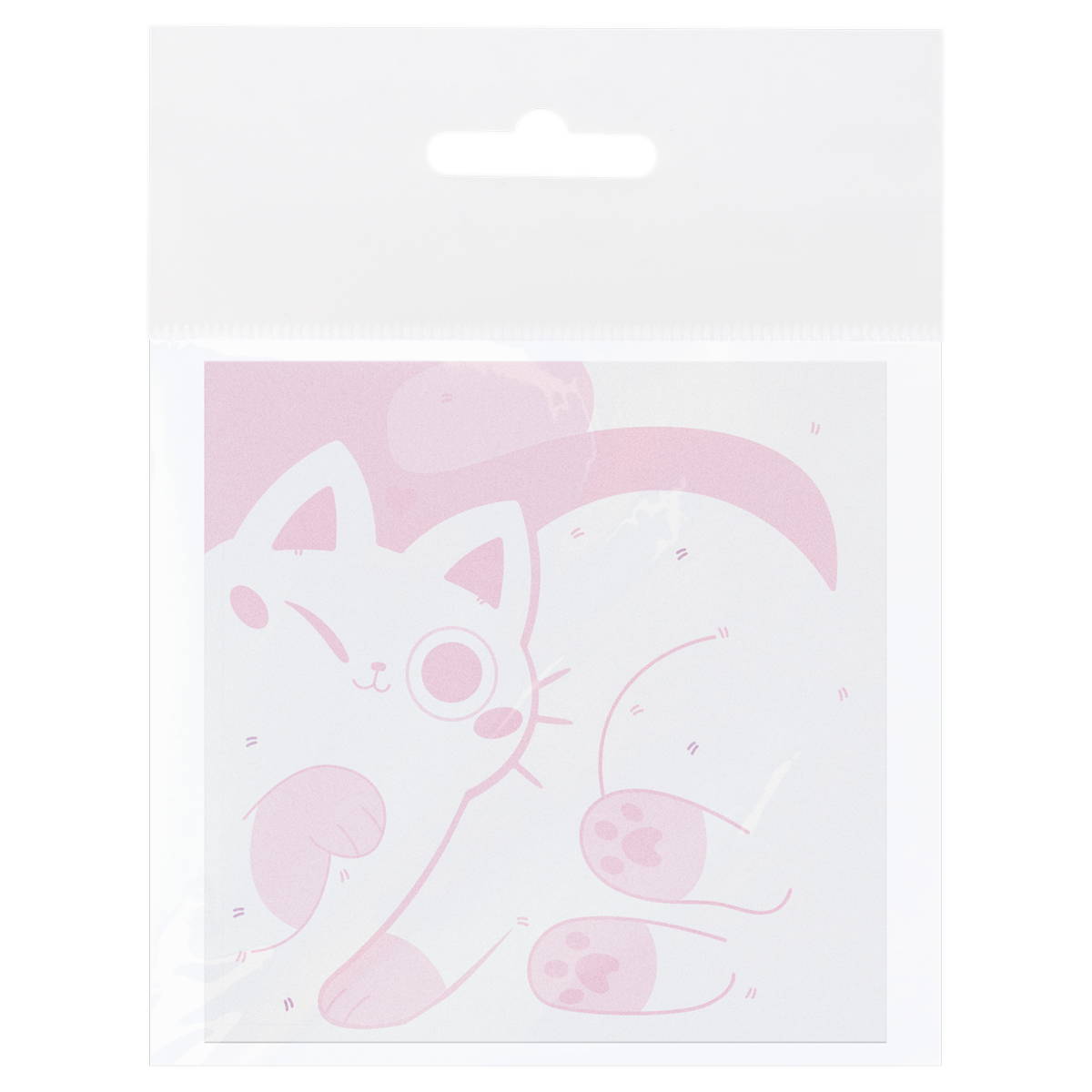 Блок для записей MESHU «Meow-meow», 8.5×8.5см, 100л., на склейке