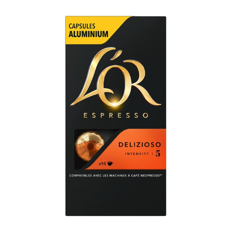 превью Капсулы для кофемашин L'or Delizioso Espresso (10 штук в упаковке)