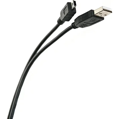Кабель USB 2.0 A--mini-B 5P (1.8м) чёрный, Telecom TC6911BK-1.8M