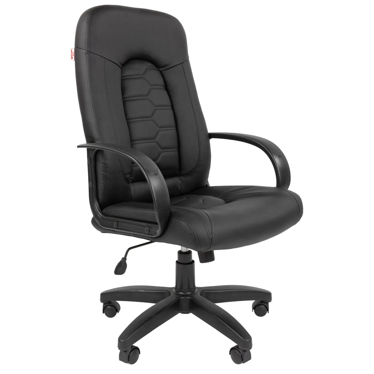 превью Кресло для руководителя Комус Мебель (Easy Chair) Easy Chair 683 чёрное (экокожа, пластик)