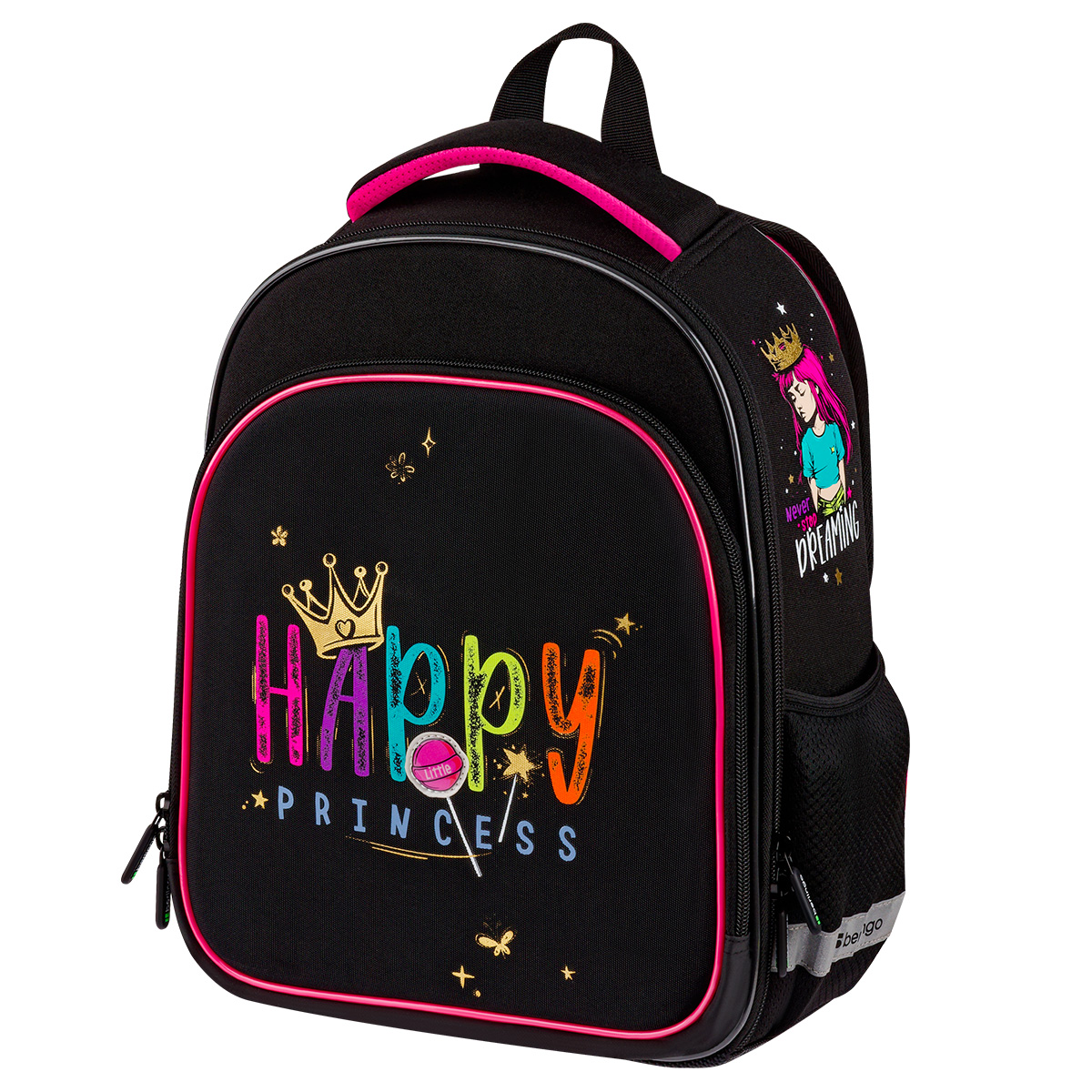 превью Ранец Berlingo Expert Plus «Candy Princess» 38×29×15см, 2 отделения, 2 кармана, анатомическая спинка