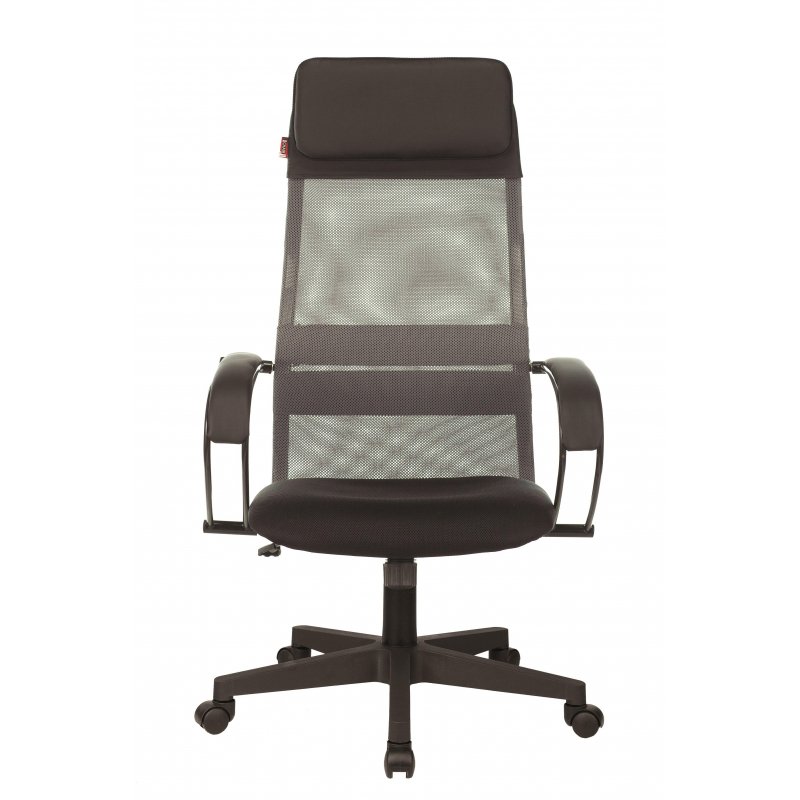 Кресло для руководителя Easy Chair 655 TTW черное/серое (сетка/искусственная кожа/пластик)