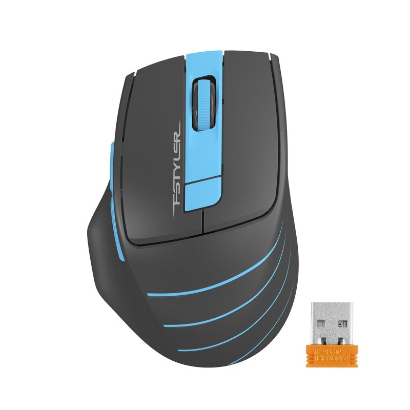 Мышь компьютерная A4Tech Fstyler (FG30S BLUE) сер/син/2000dpi/беспров/6кн