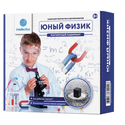 превью Набор для экспериментов «Юный физик. Магнитный лабиринт», INTELLECTICO