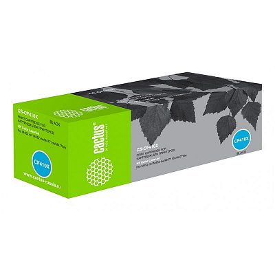 Картридж совм. Cactus CF410X черный для HP CLJ Pro M452dn/ M452dw/M477fdn/M477fdw (6500стр. )
