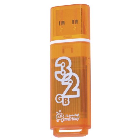 превью Флэш-диск 32 GB, SMARTBUY Glossy, USB 2.0, оранжевый