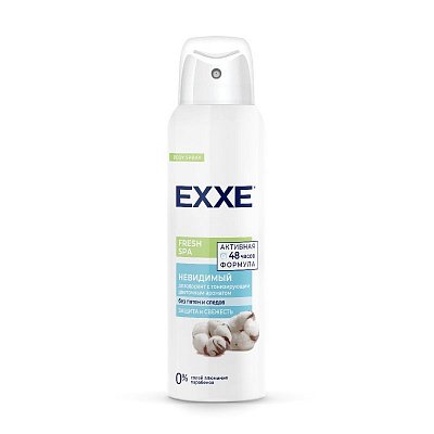 Дезодорант женский EXXE Fresh SPA Невидимый спрей, 150 мл