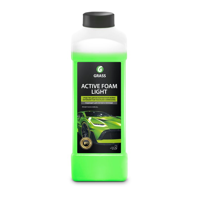 превью Автошампунь для бесконтактной мойки Grass Active Foam Light 1 л (концентрат)