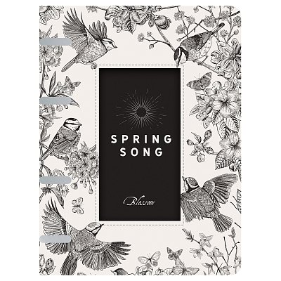 Тетрадь на кольцах А5, 80л. ЛАЙТ, кожзам, Greenwich Line «Spring song», тон. блок