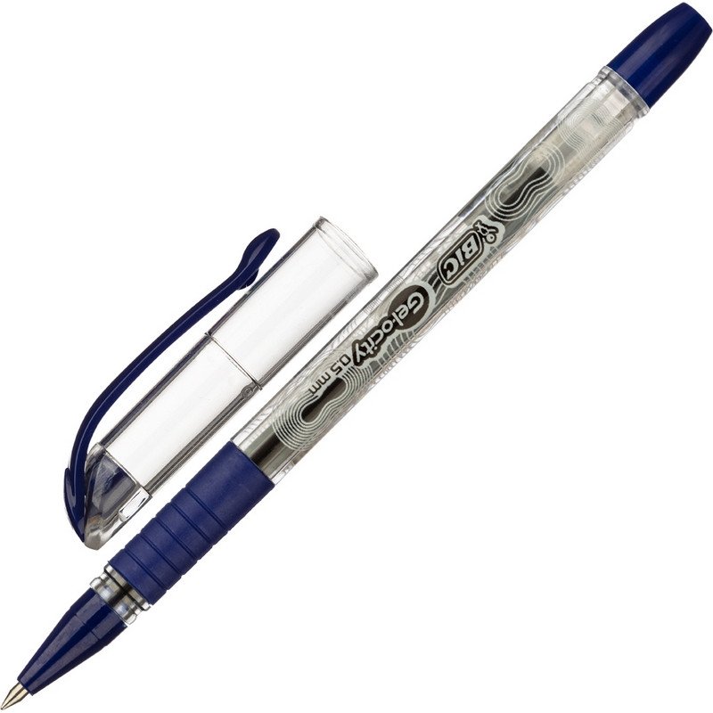 Ручка гелевая Bic Gelocity Stic синяя (толщина линии письма 0.27мм)