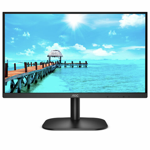 Монитор AOC 24B2XDAM 23.8" (60 см)/1920×1080/16:9/VA/4ms/250cd/HDMI/VGA/черный