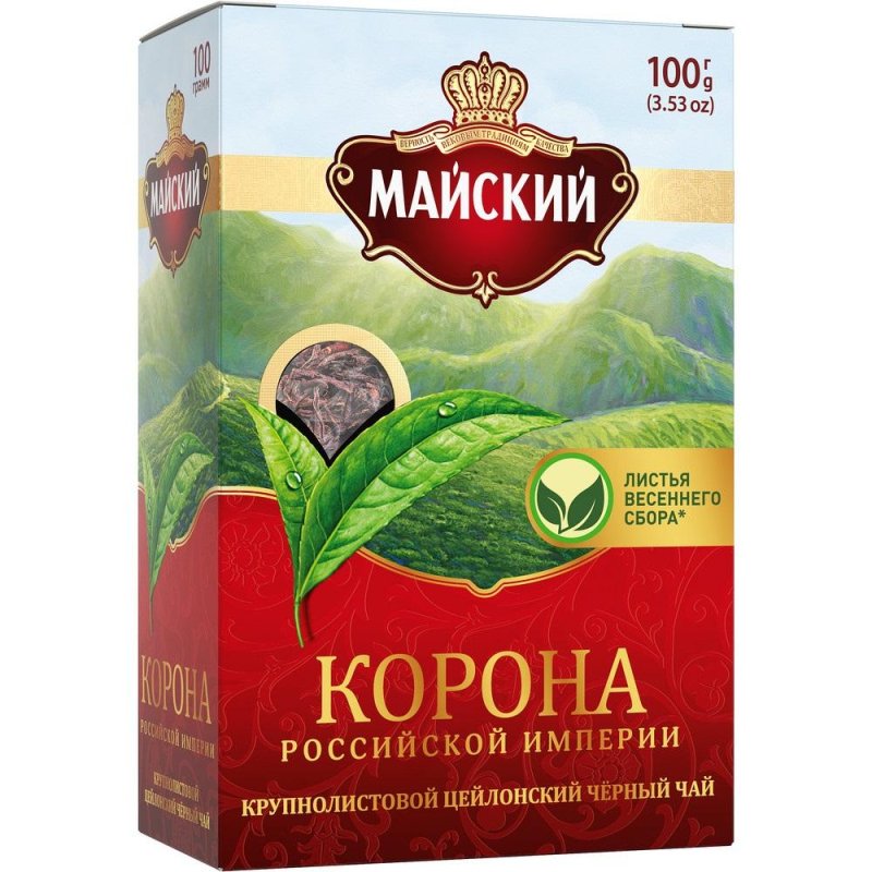 превью Чай Майский Корона Российской Империи черный 100 г