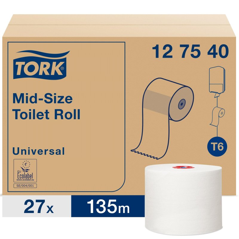 превью Бумага туалетная д/держ.Tork Universal AutoShift T6 (127540) 27рул/уп.