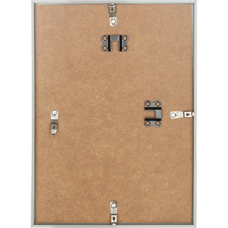 Рамка Attachе (акриловая пленка, пластиковый багет, 10мм, серебряный, 21×30)
