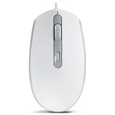 Мышь Smartbuy ONE 280-W, серый, белый 4btn+Roll