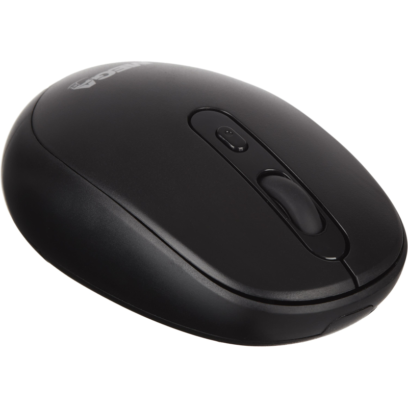 Мышь компьютерная ProMega E-WM008 черная, 1200-3200DPi, 2.4Ггц, 105×64x38мм