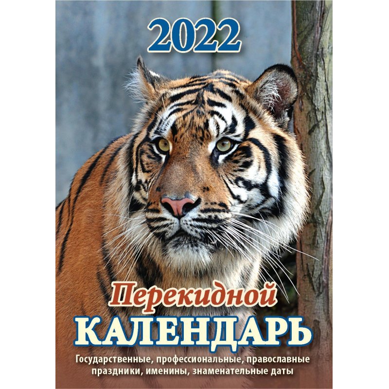 превью Календарь настольный перекидной на 2022 год Символ года (100×140 мм)