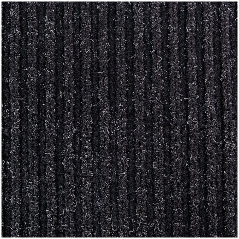 Коврик влаговпитывающий, ворсовый, ребристый OfficeClean, 120×150см, черный